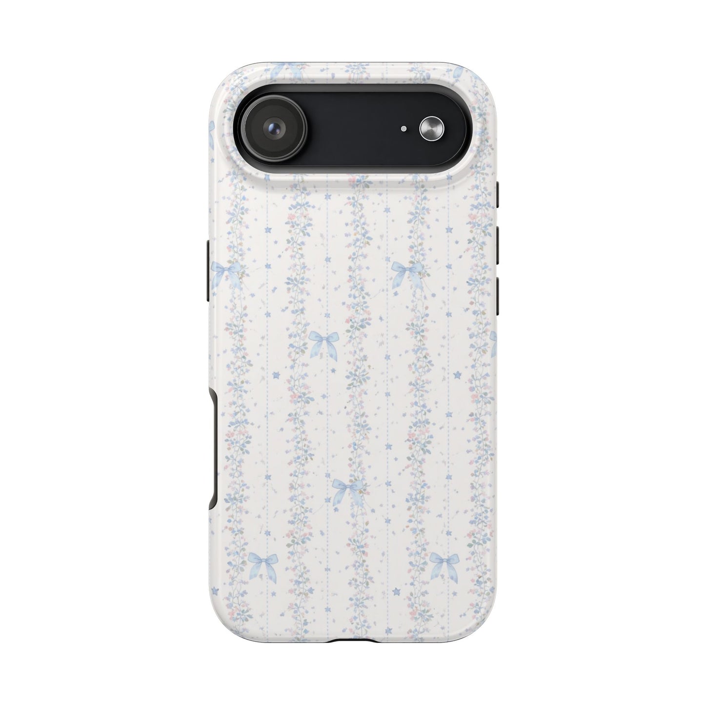 Bows and Stripes - Protective Phone Case