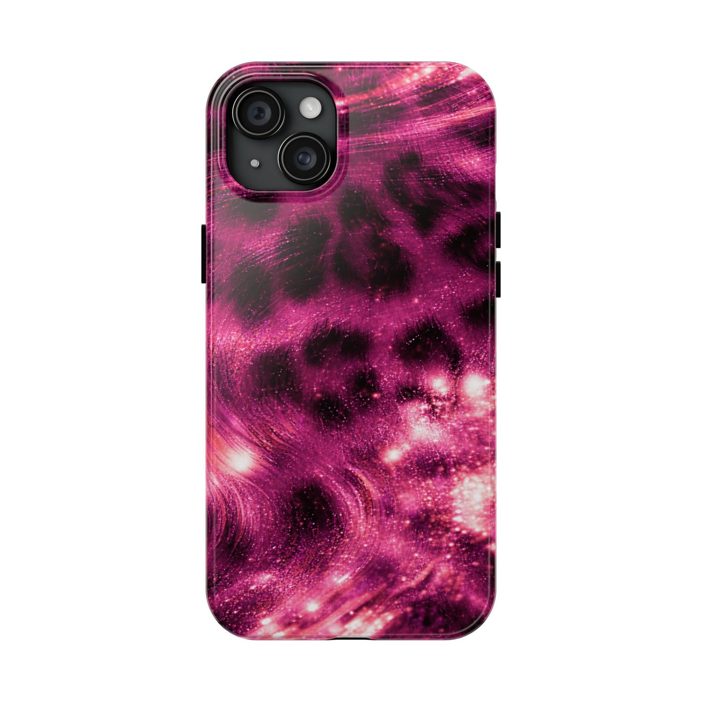 Magenta Y2K Leopard - Protective Phone Case