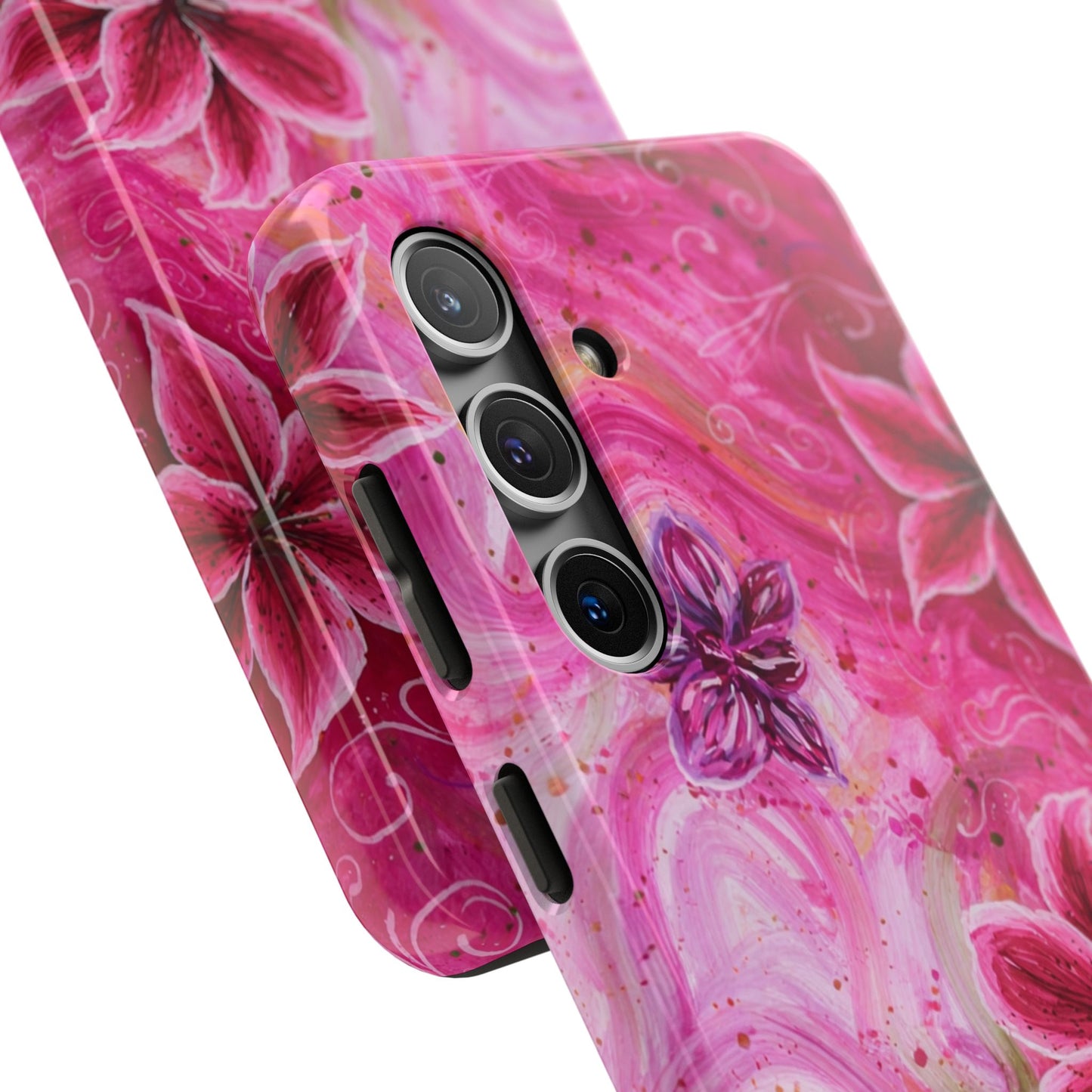 Watercolor Hibiscus - Protective Phone Case