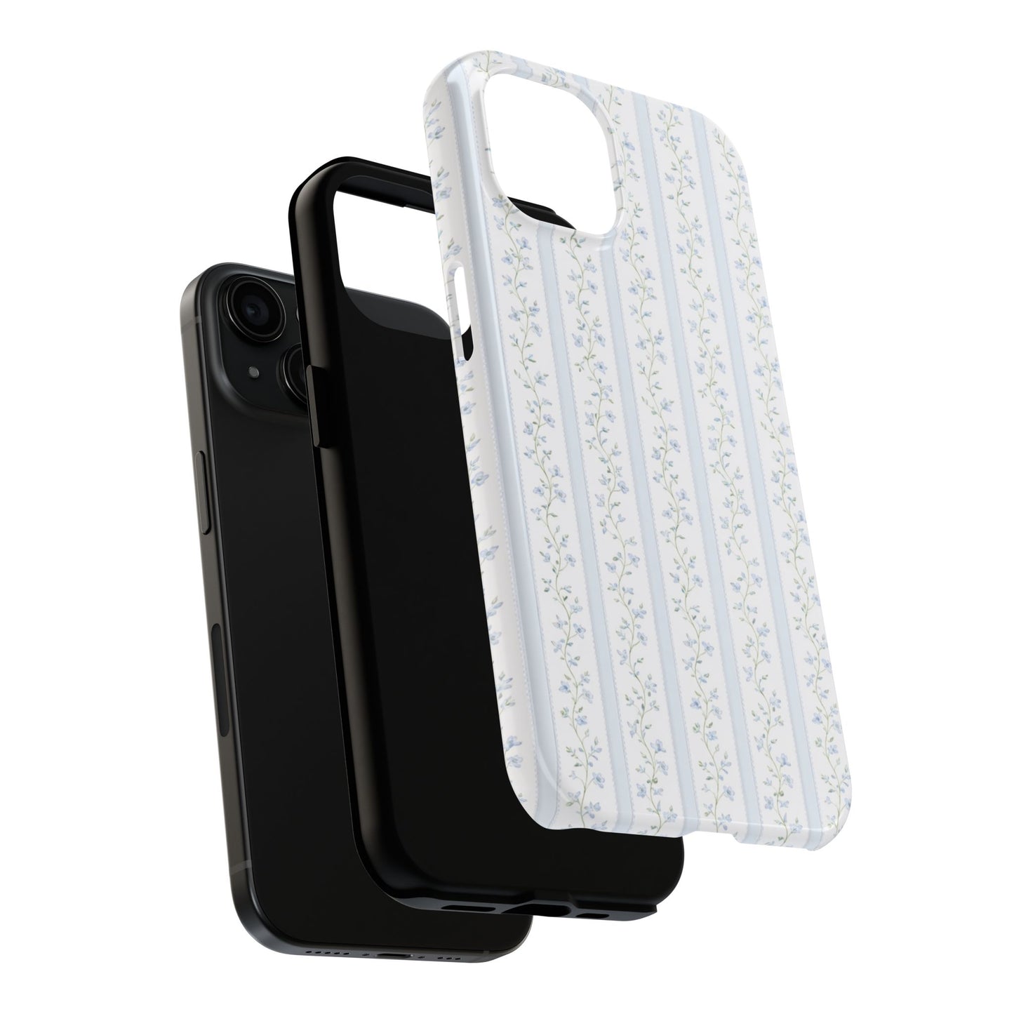 Vintage Blue Vine - Protective Phone Case