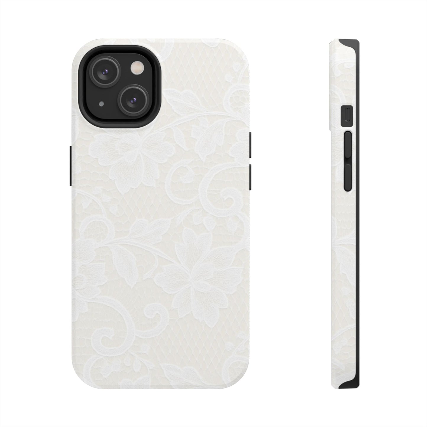 White Lace - Protective Phone Case