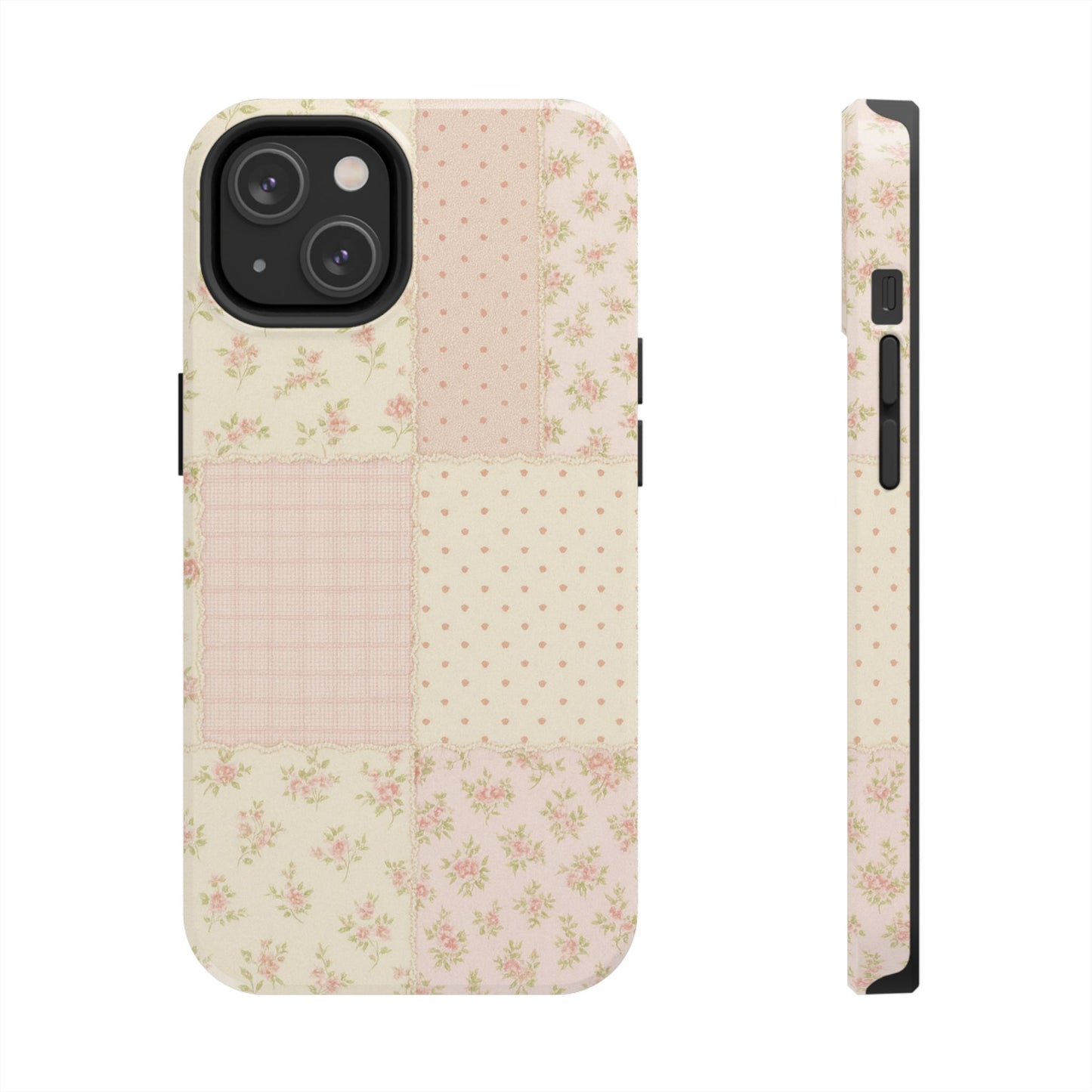 Floral Patchwork Quilt - Protective Phone Case