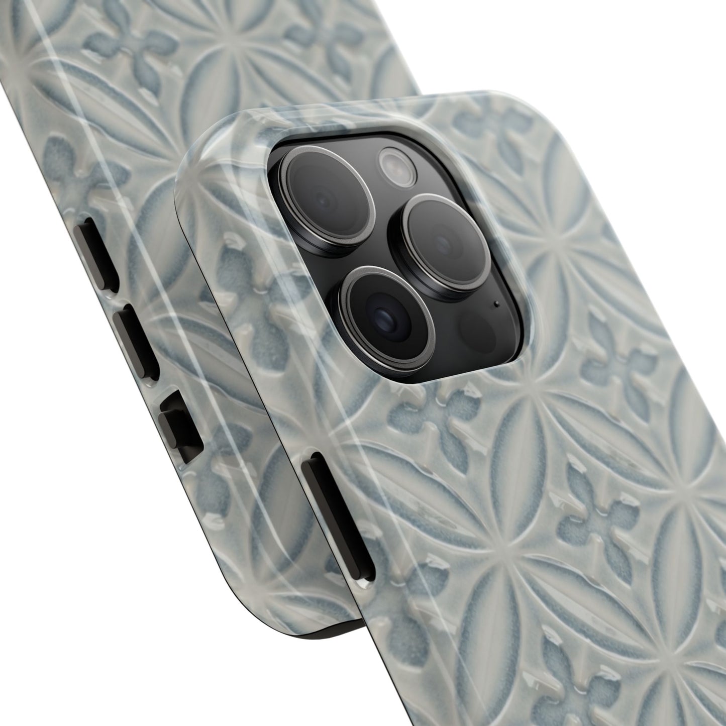 Vintage Blue Tile - Protective Phone Case