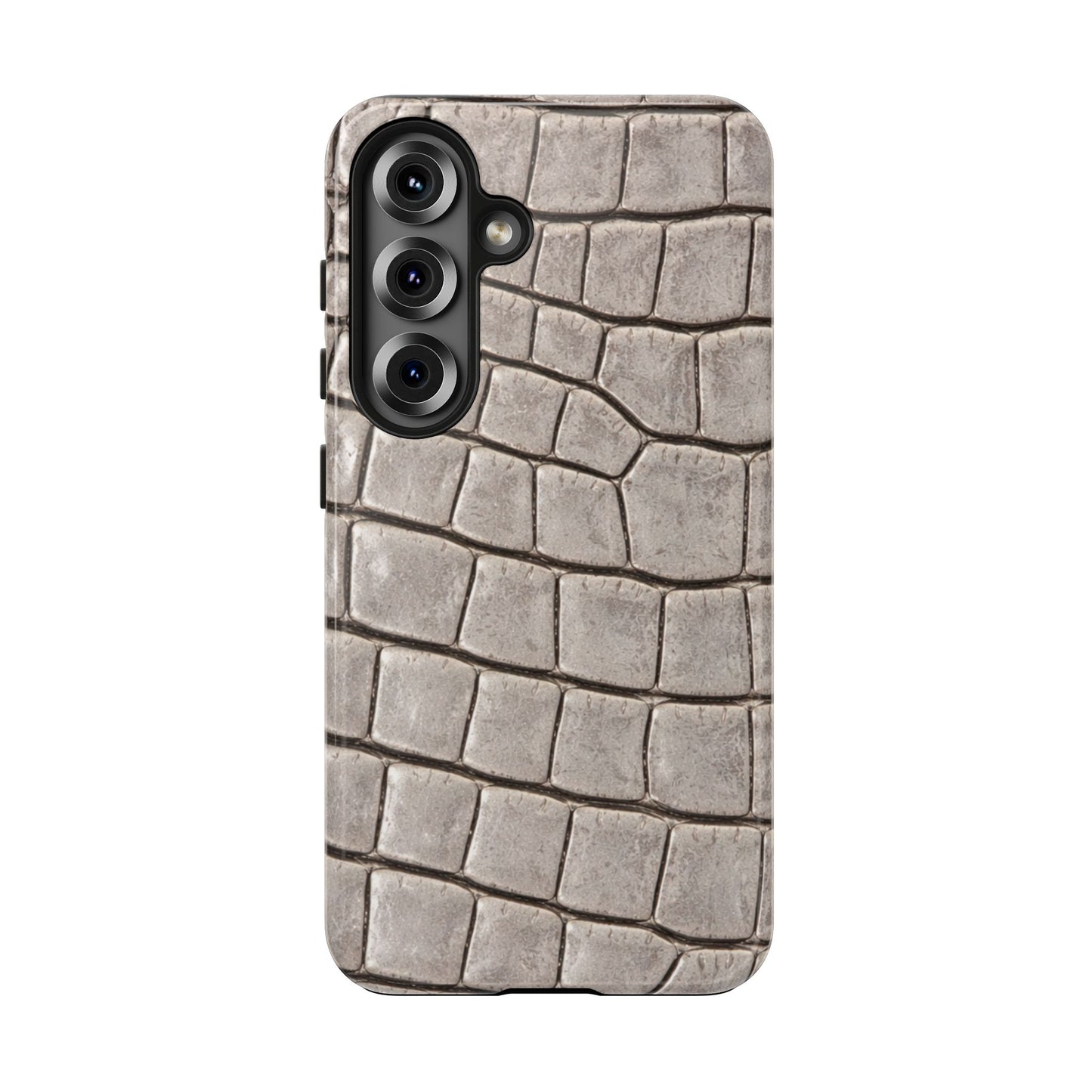 2000s Grey Crocodile - Protective Phone Case