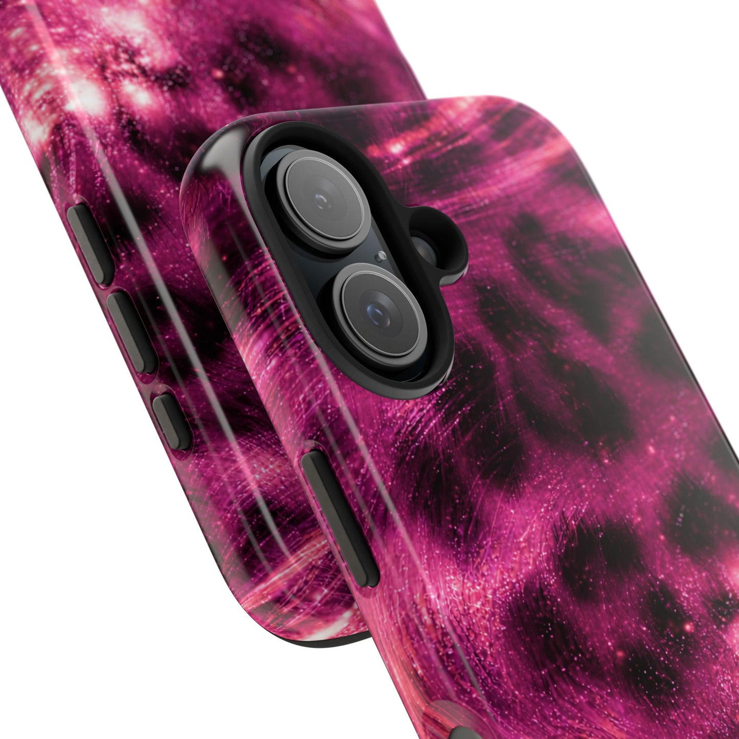 Magenta Y2K Leopard - Protective Phone Case