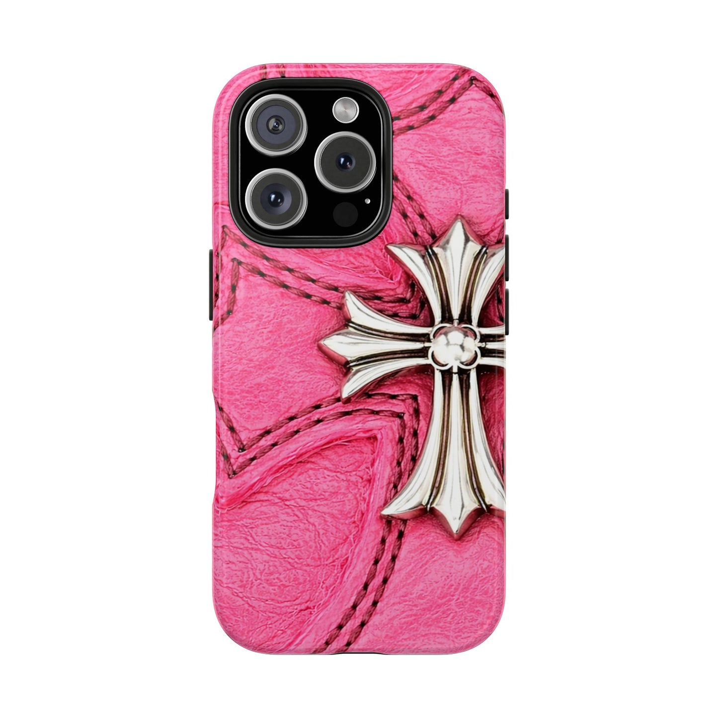 Pink Cross - Protective Phone Case