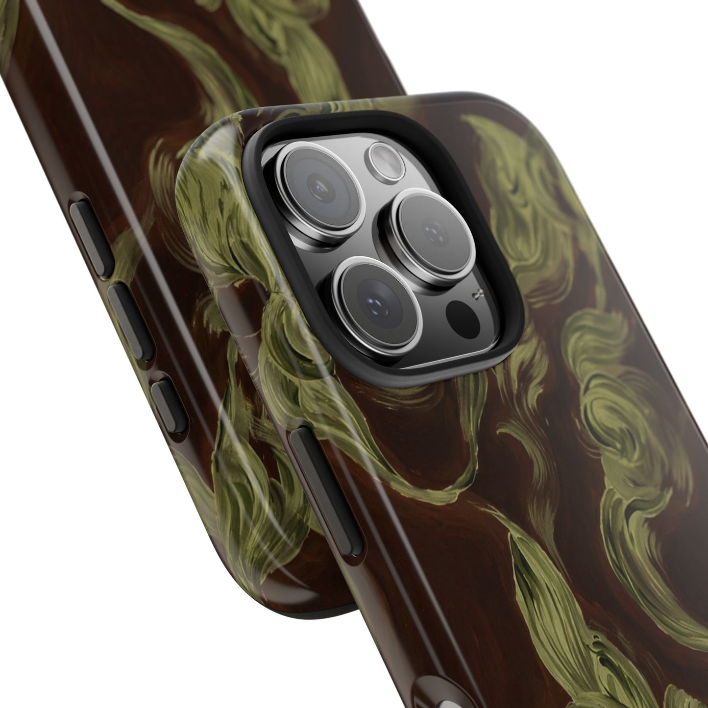 Magnolia Stained Glass - Protective Phone Case