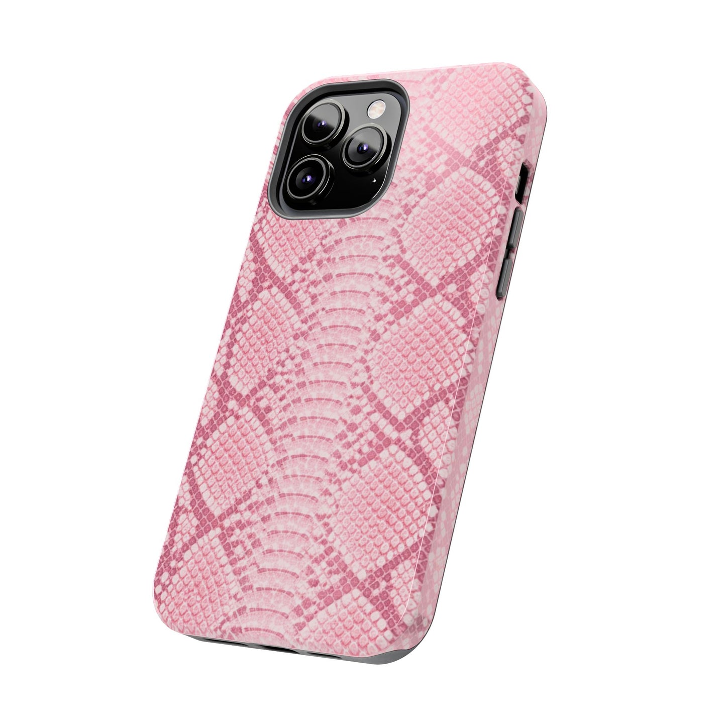 Pink Snake Skin - Protective Phone Case