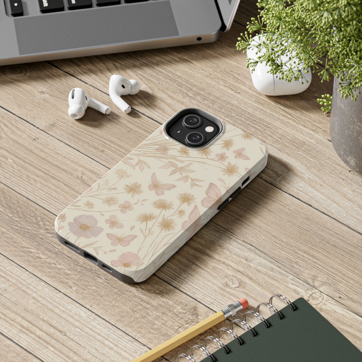 Floral Flutter - Protective Phone Case