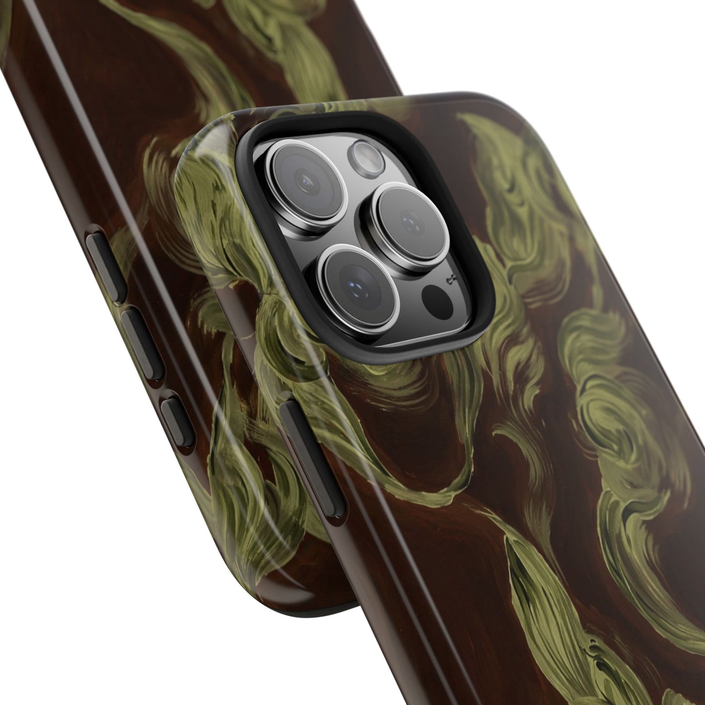 Magnolia Stained Glass - Protective Phone Case