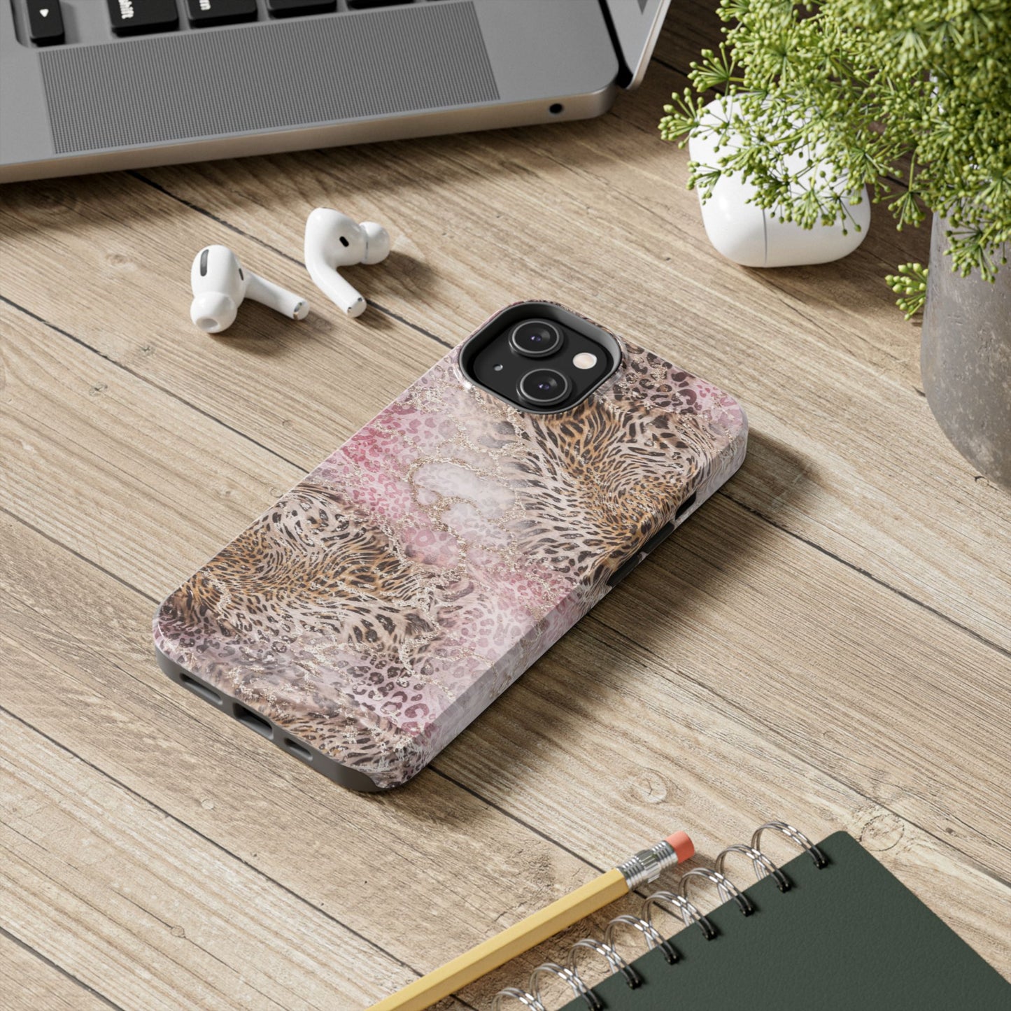Pink Leopard - Protective Phone Case