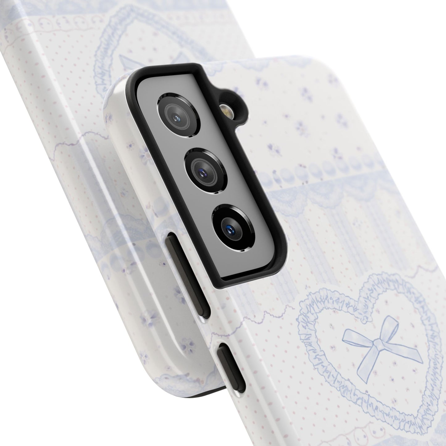 Coquette Blue Lace - Protective Phone Case