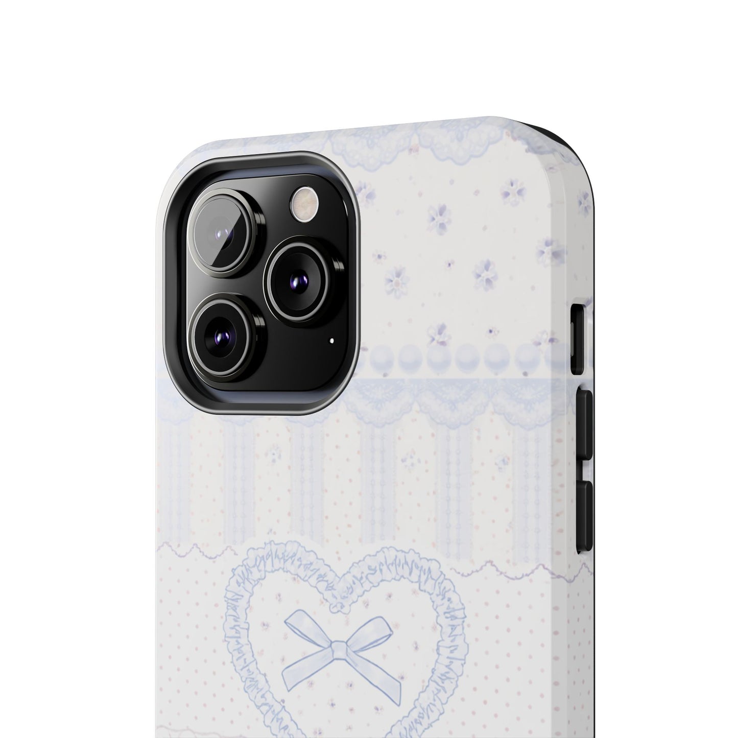 Coquette Blue Lace - Protective Phone Case