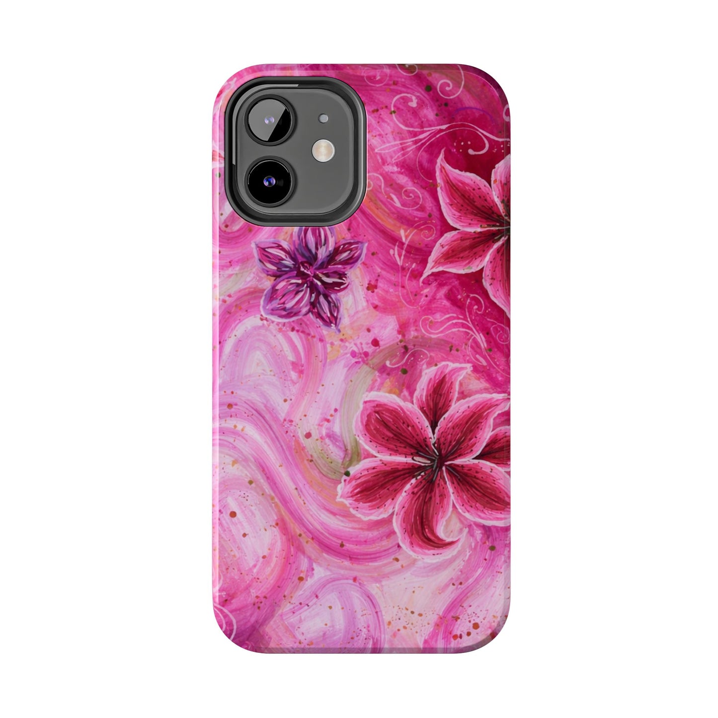 Watercolor Hibiscus - Protective Phone Case
