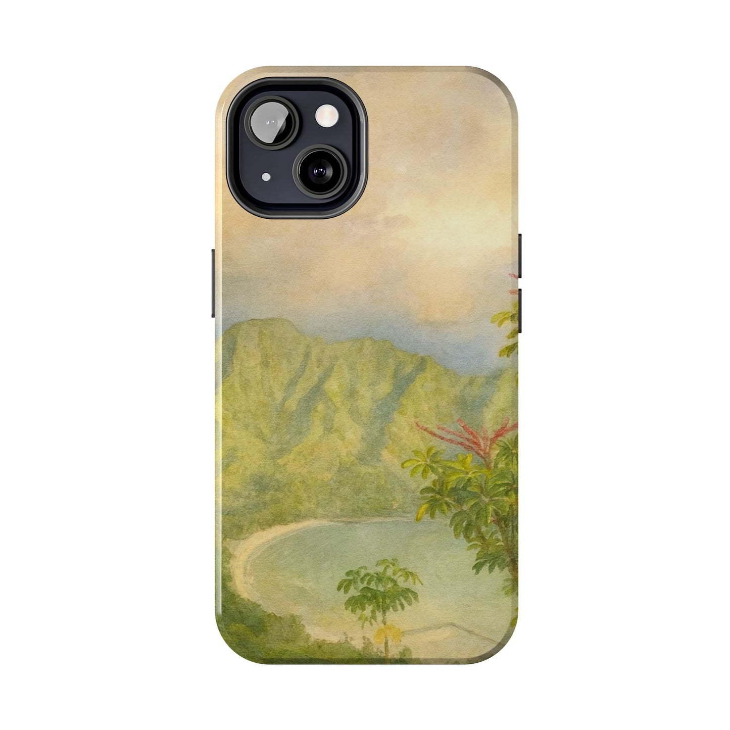 Vintage Tropical Beach - Protective Phone Case