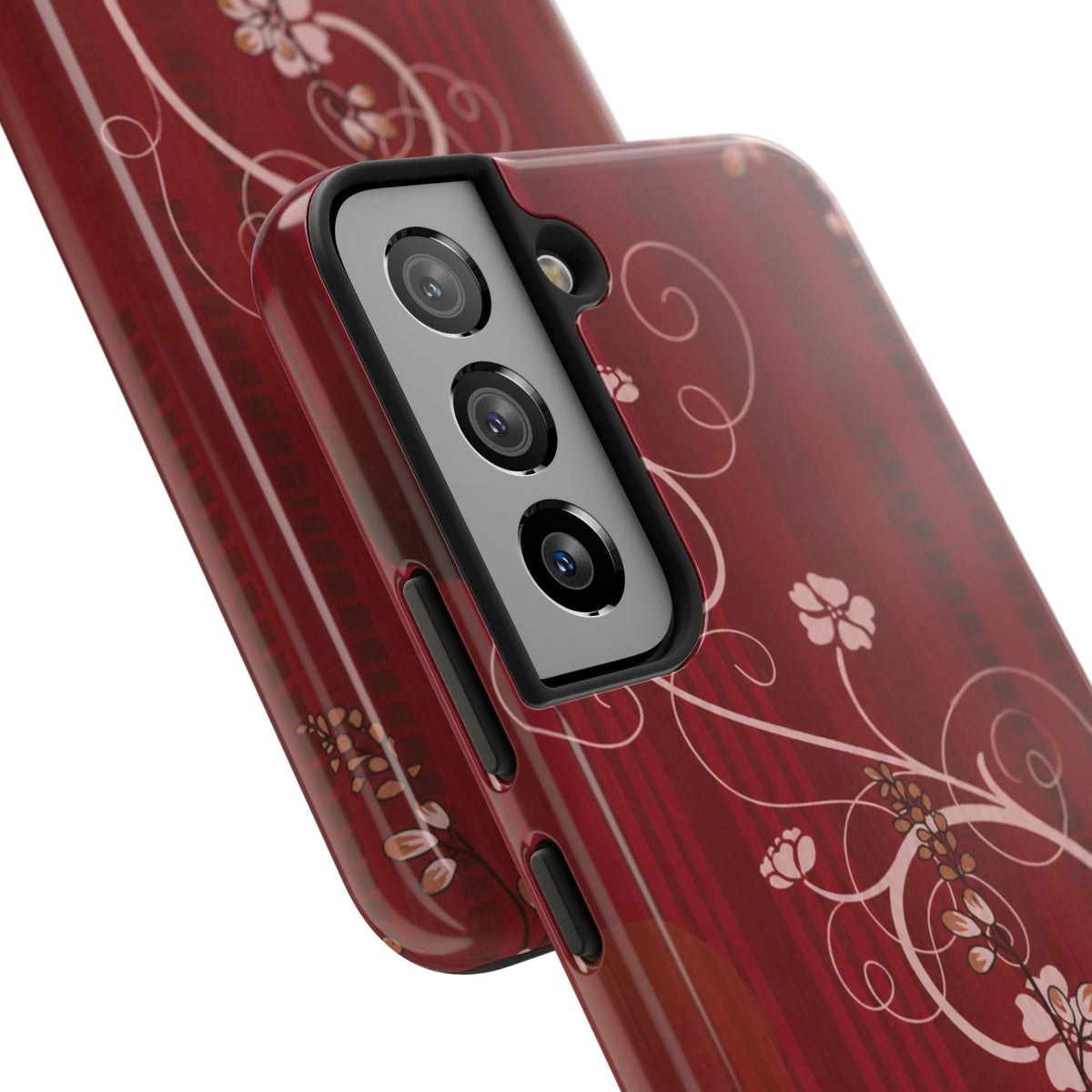Crimson Bloom - Protective Phone Case