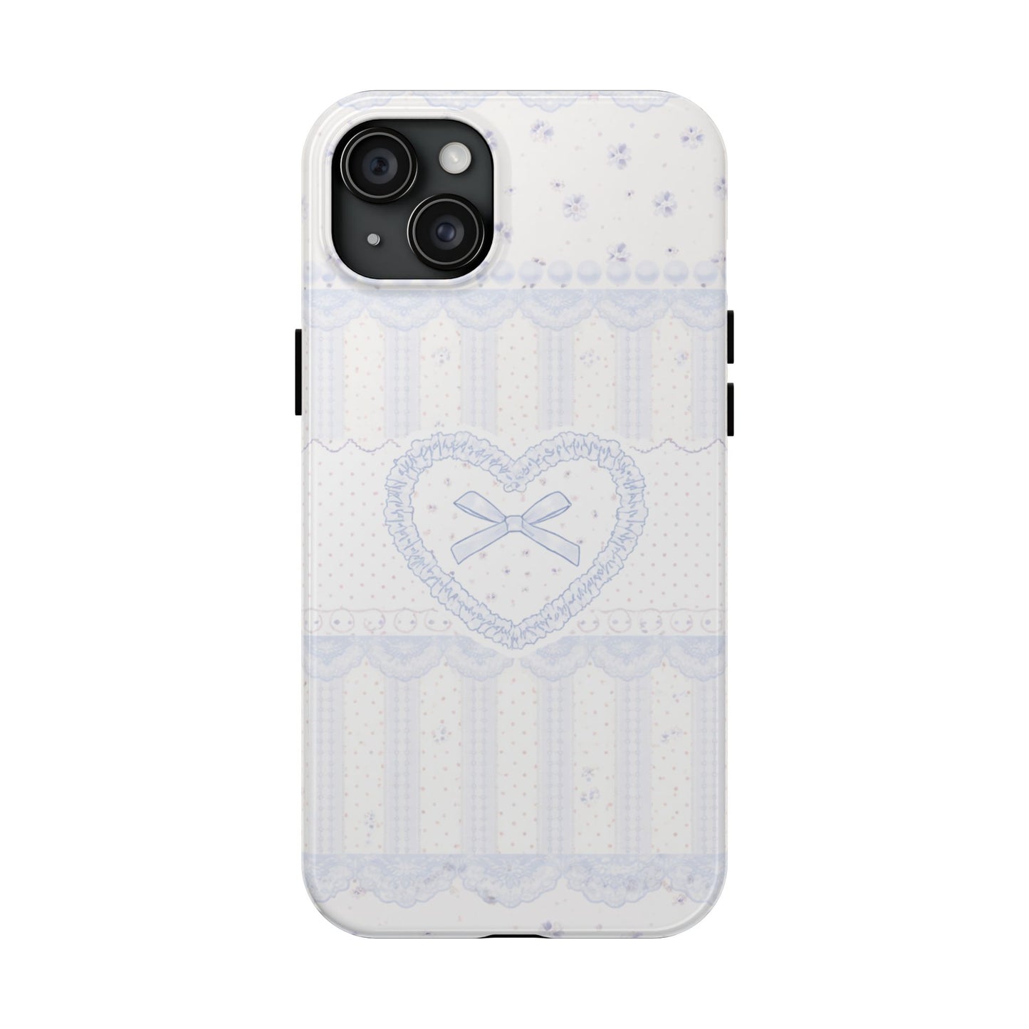 Coquette Blue Lace - Protective Phone Case