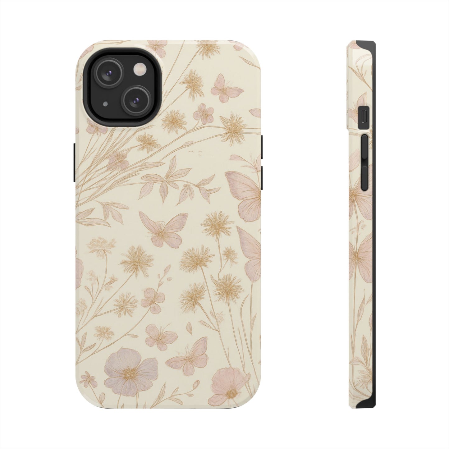 Floral Flutter - Protective Phone Case