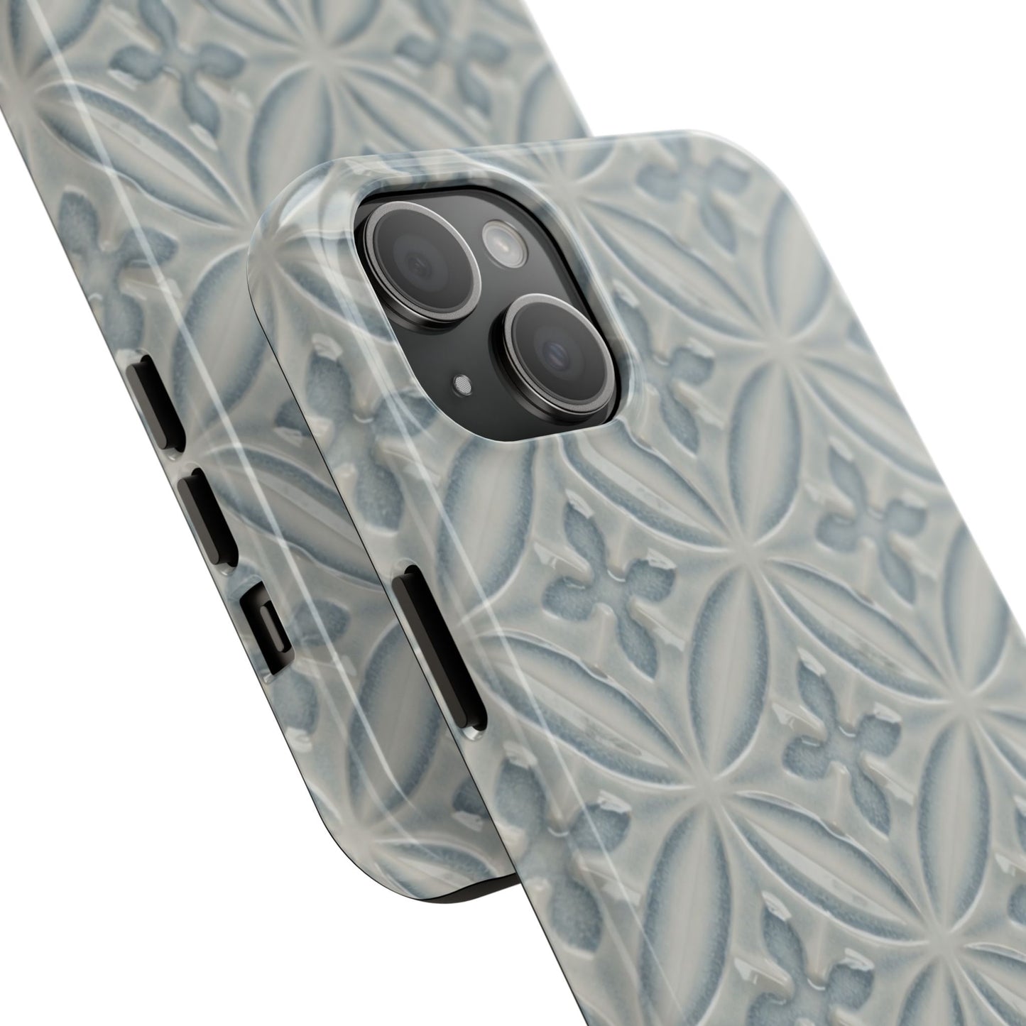 Vintage Blue Tile - Protective Phone Case