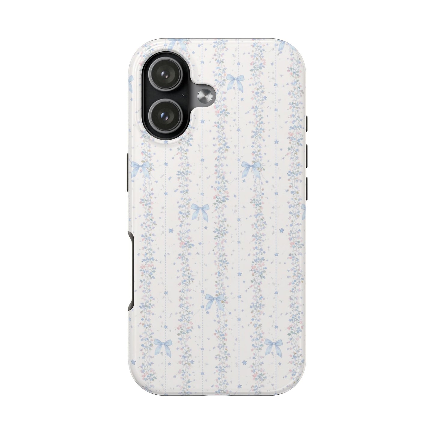 Bows and Stripes - Protective Phone Case