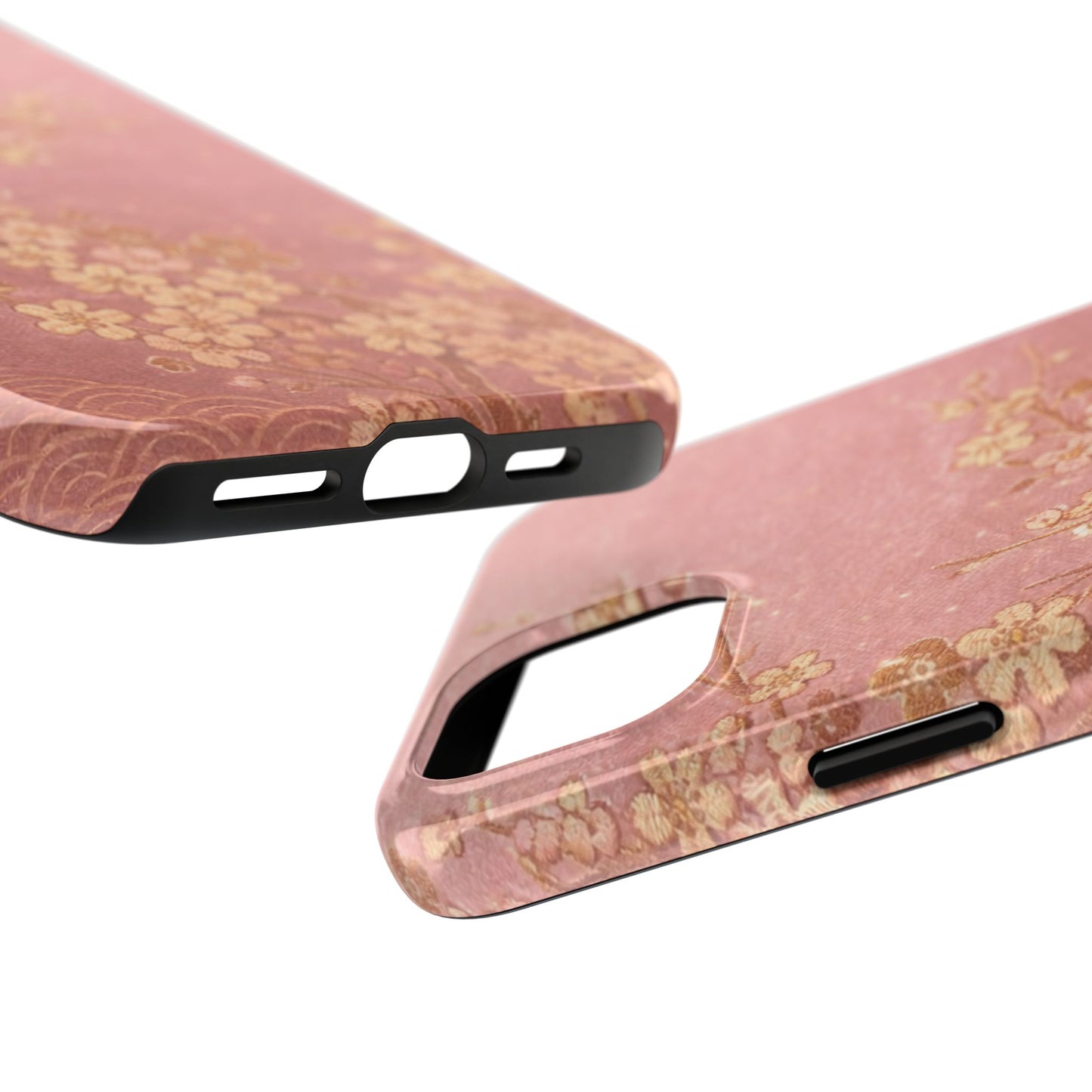 Pink Gold Cherry Blossom - Protective Phone Case