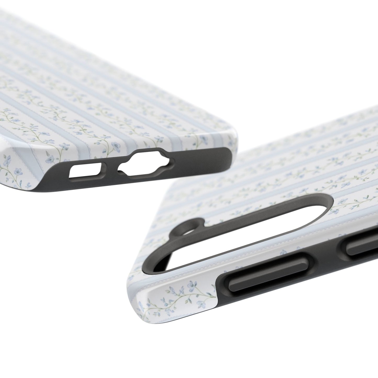 Vintage Blue Vine - Protective Phone Case