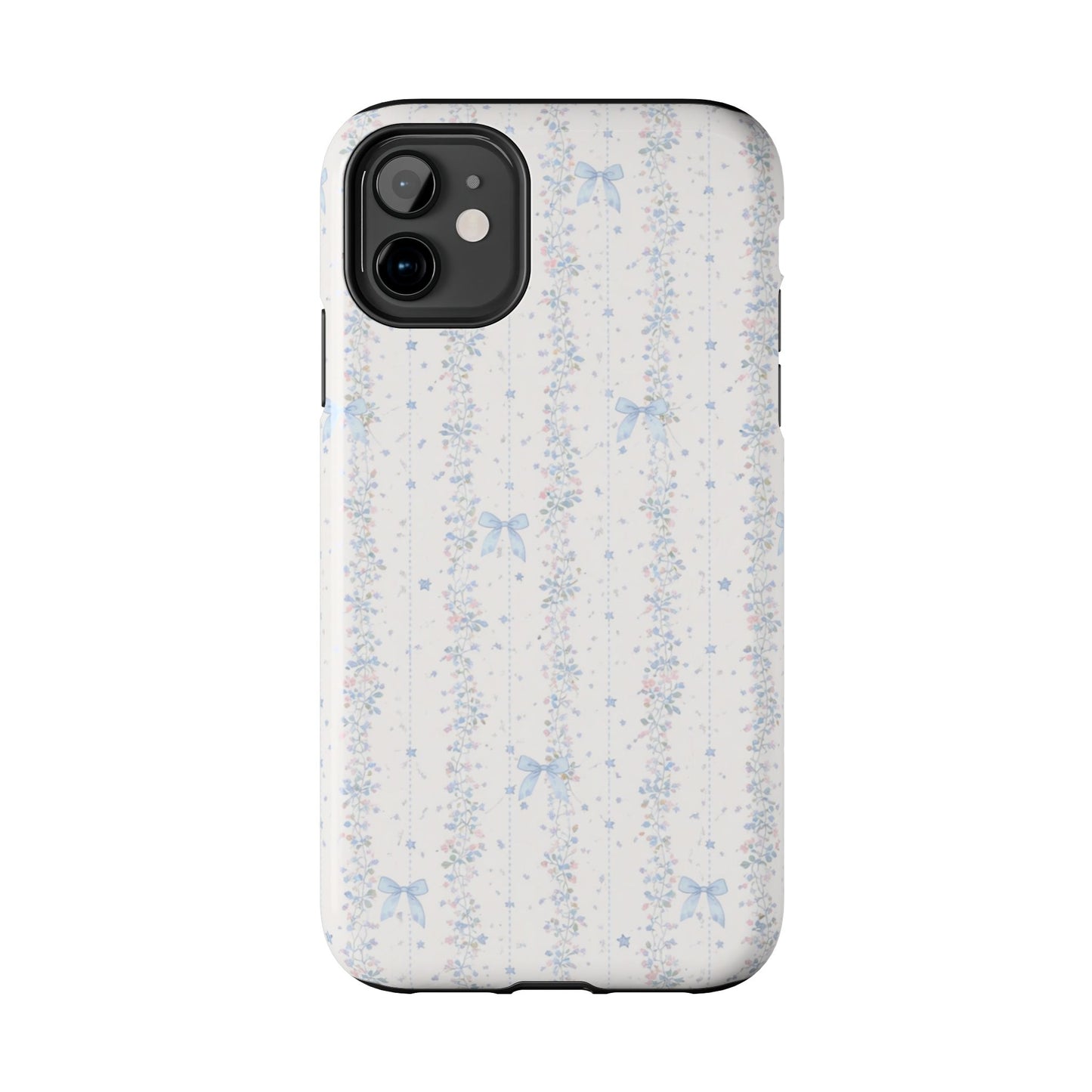 Bows and Stripes - Protective Phone Case