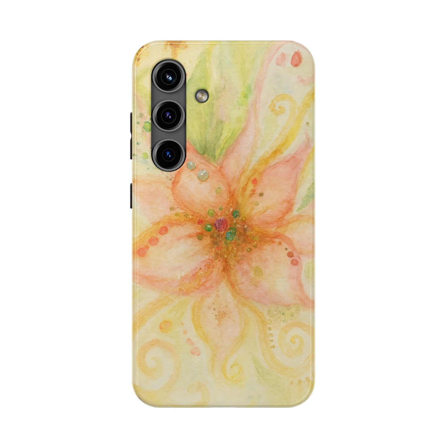 Shimmery Flower - Protective Phone Case