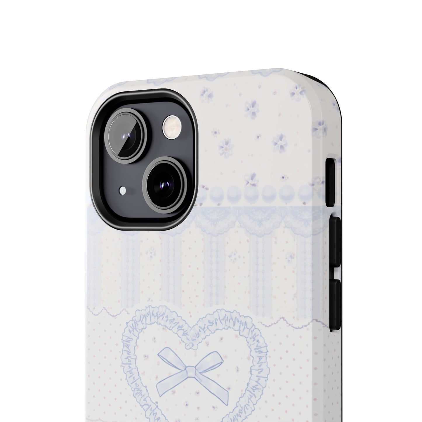 Coquette Blue Lace - Protective Phone Case