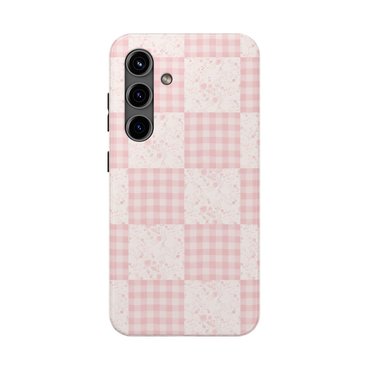 Baby Pink Quilt - Protective Phone Case