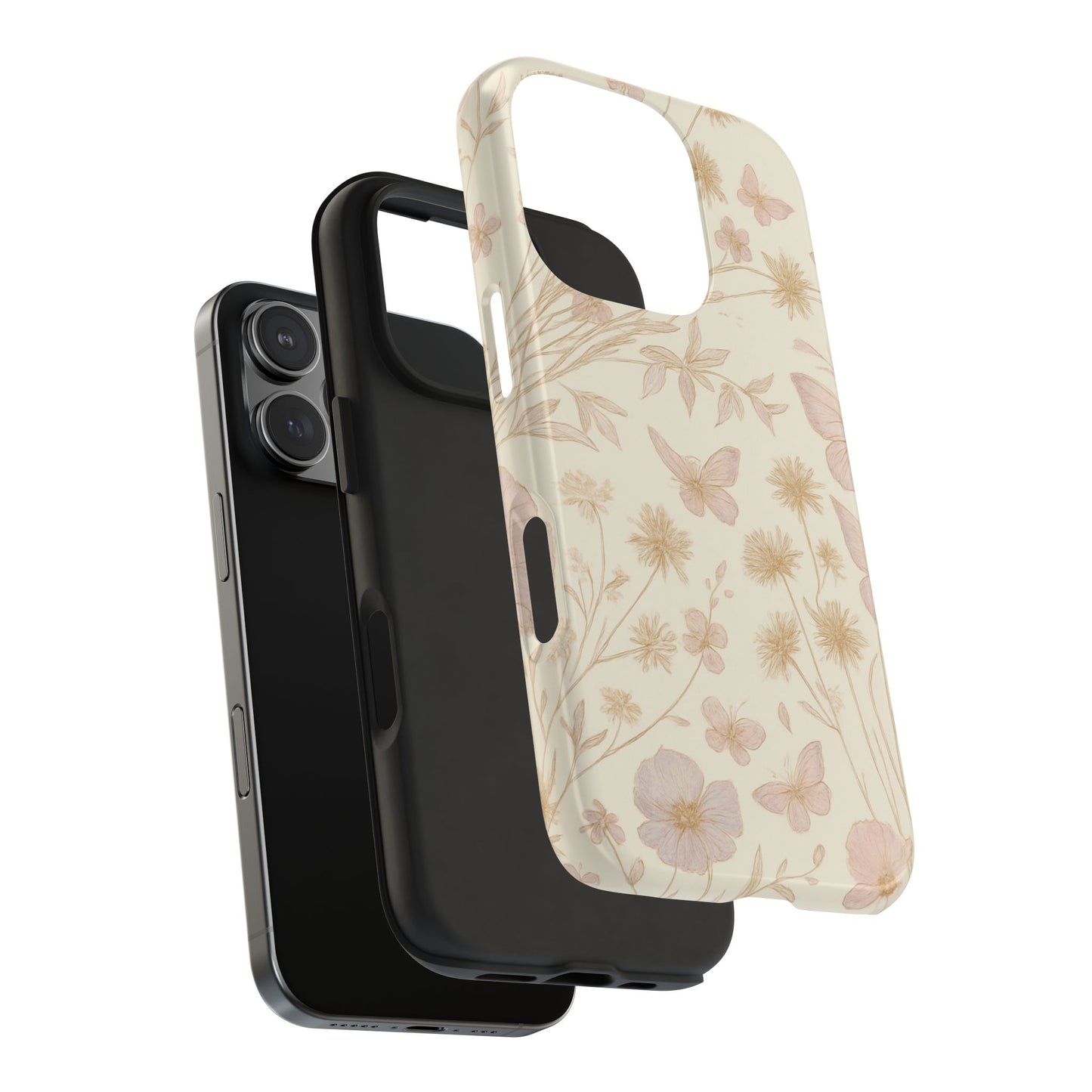 Floral Flutter - Protective Phone Case