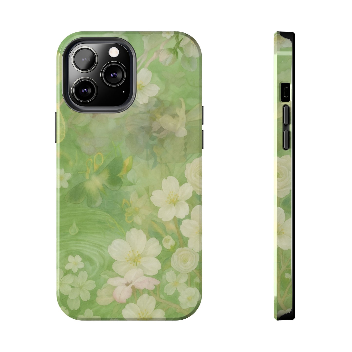 Sage Blossom - Protective Phone Case