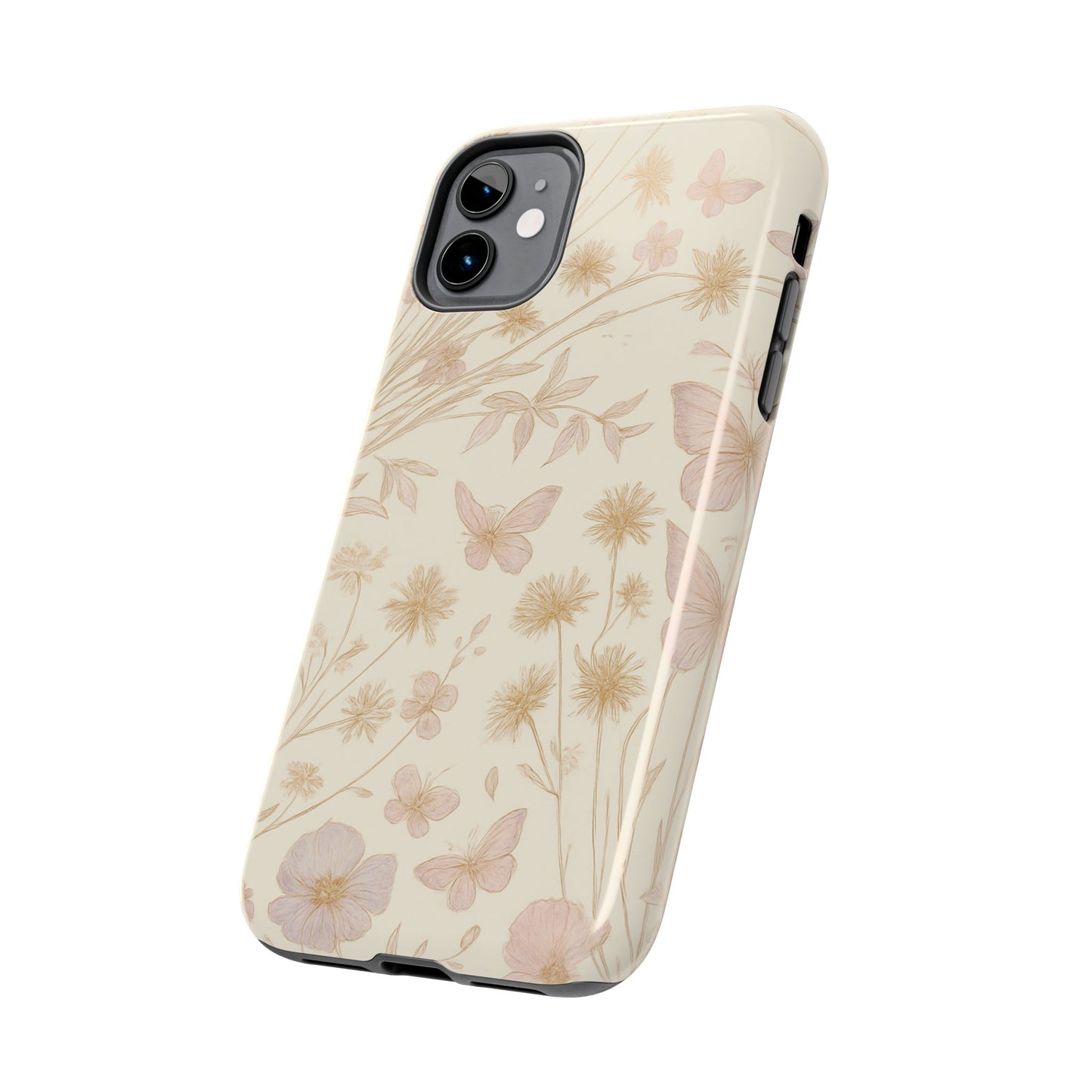 Floral Flutter - Protective Phone Case