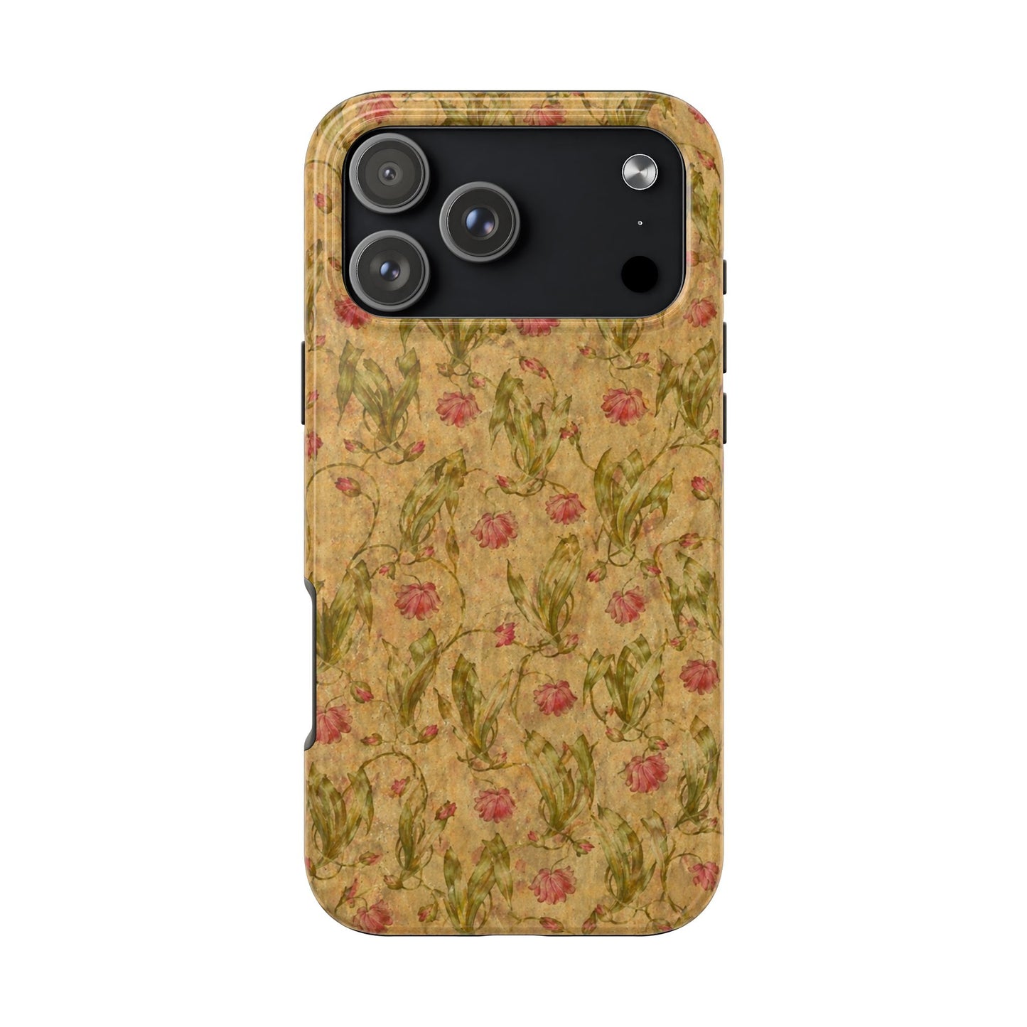 Roses on Aged Paper - Protective Phone Case