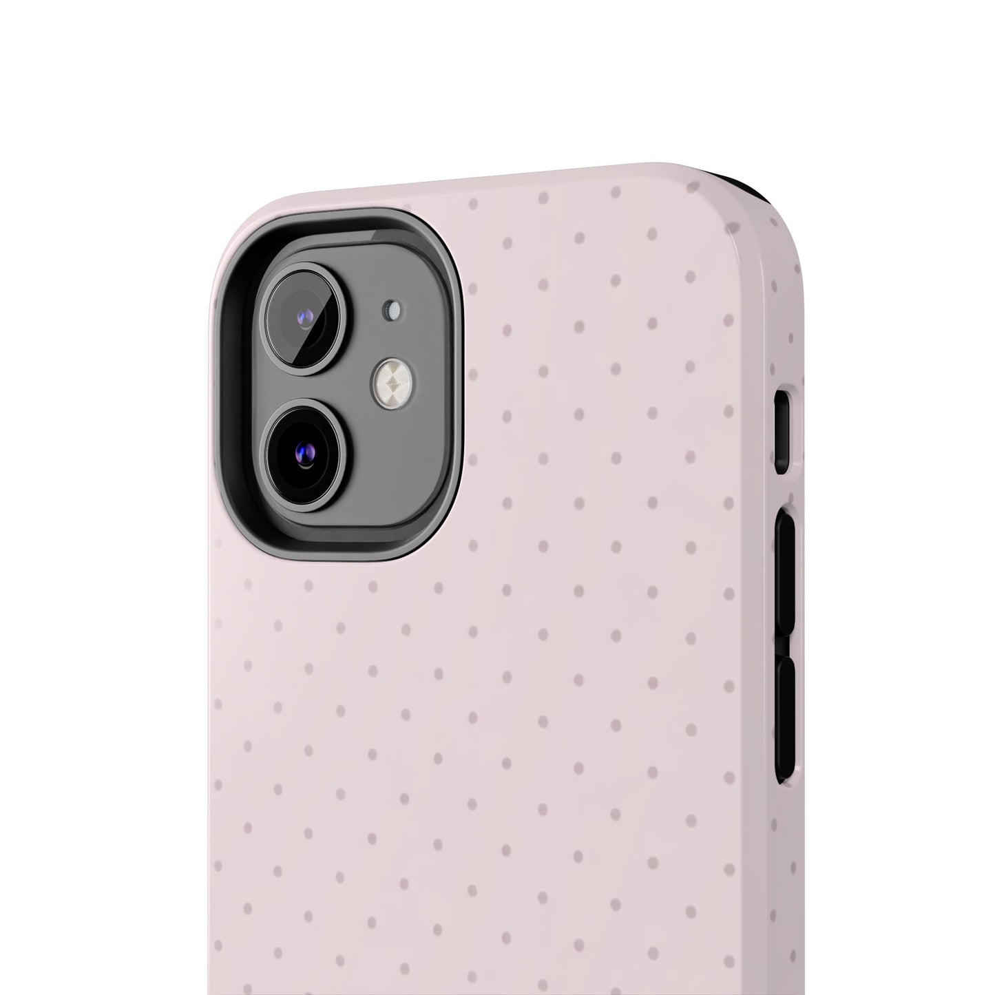 Blush Pink Polka Dot - Protective Phone Case