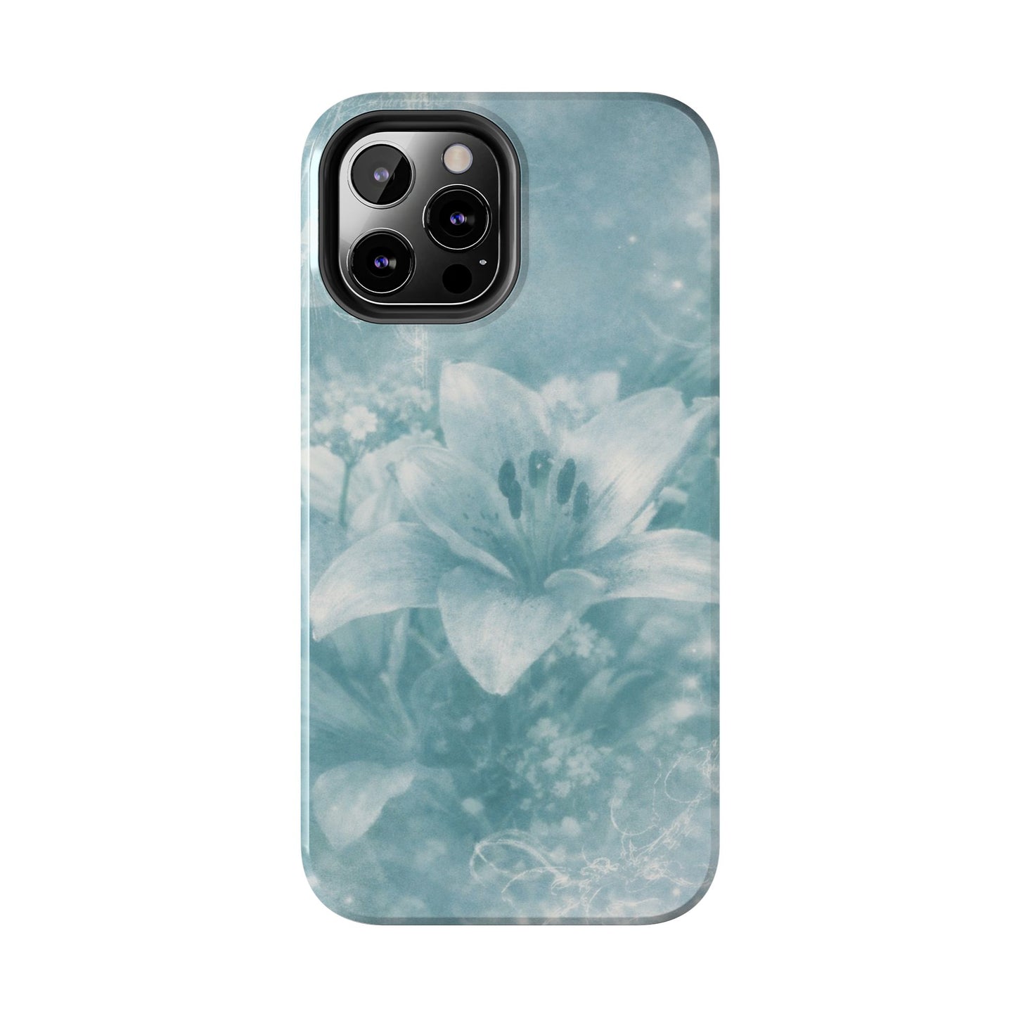 Teal Lily - Protective Phone Case