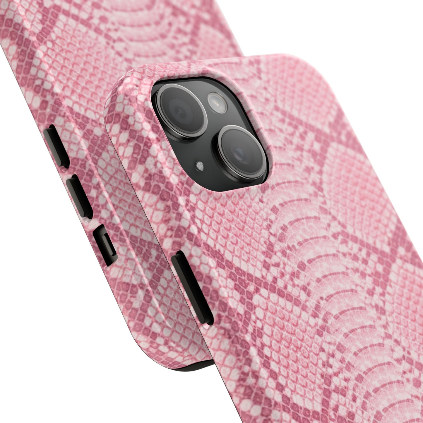 Pink Snake Skin - Protective Phone Case