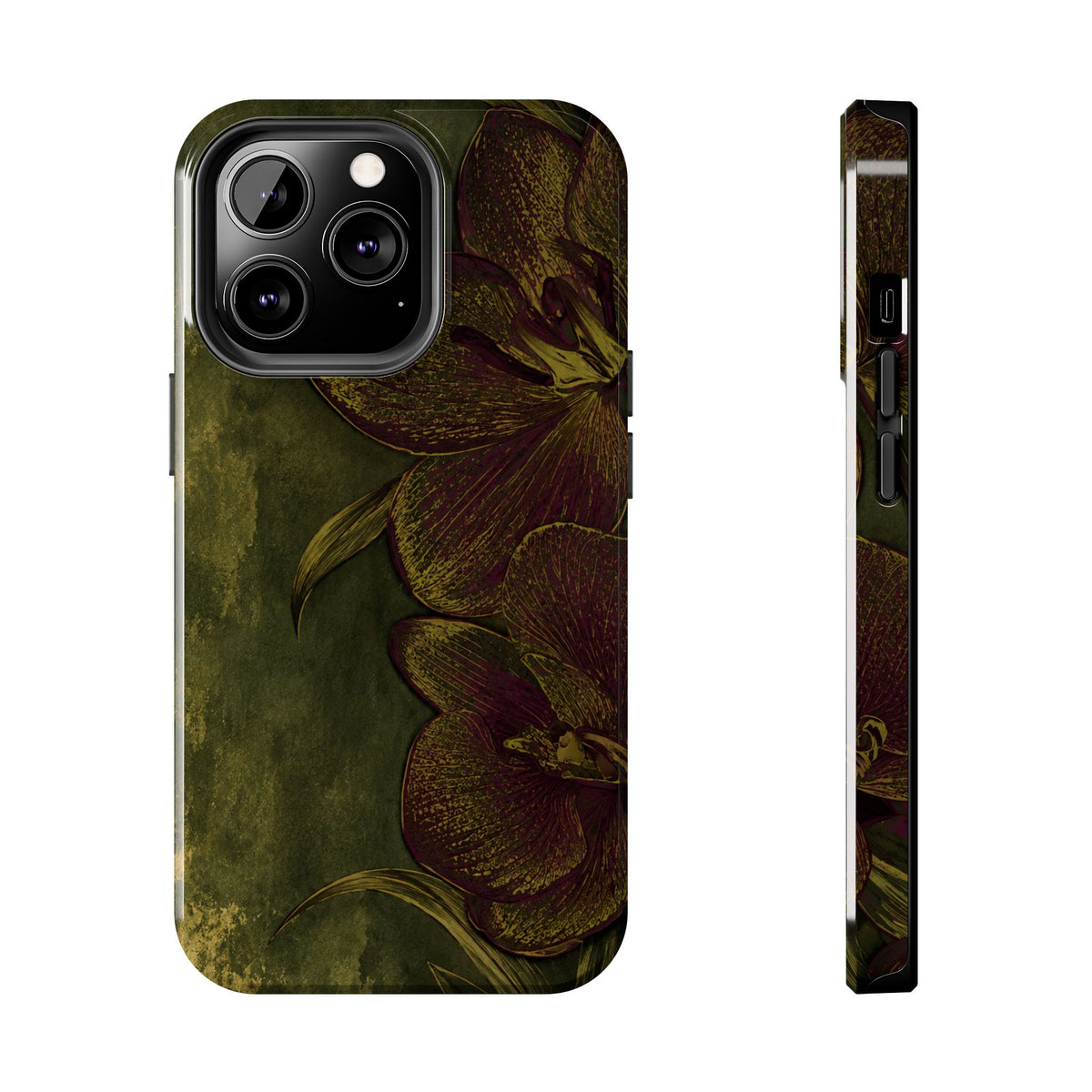 Olive Orchid - Protective Phone Case