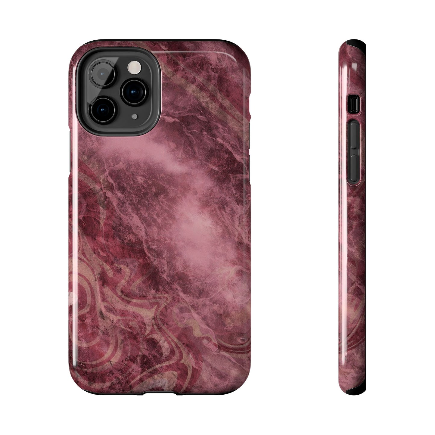 Marble Magenta - Protective Phone Case
