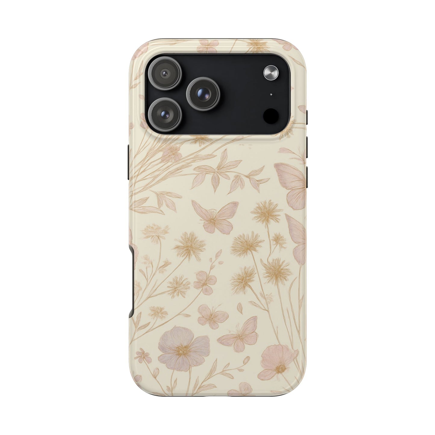 Floral Flutter - Protective Phone Case