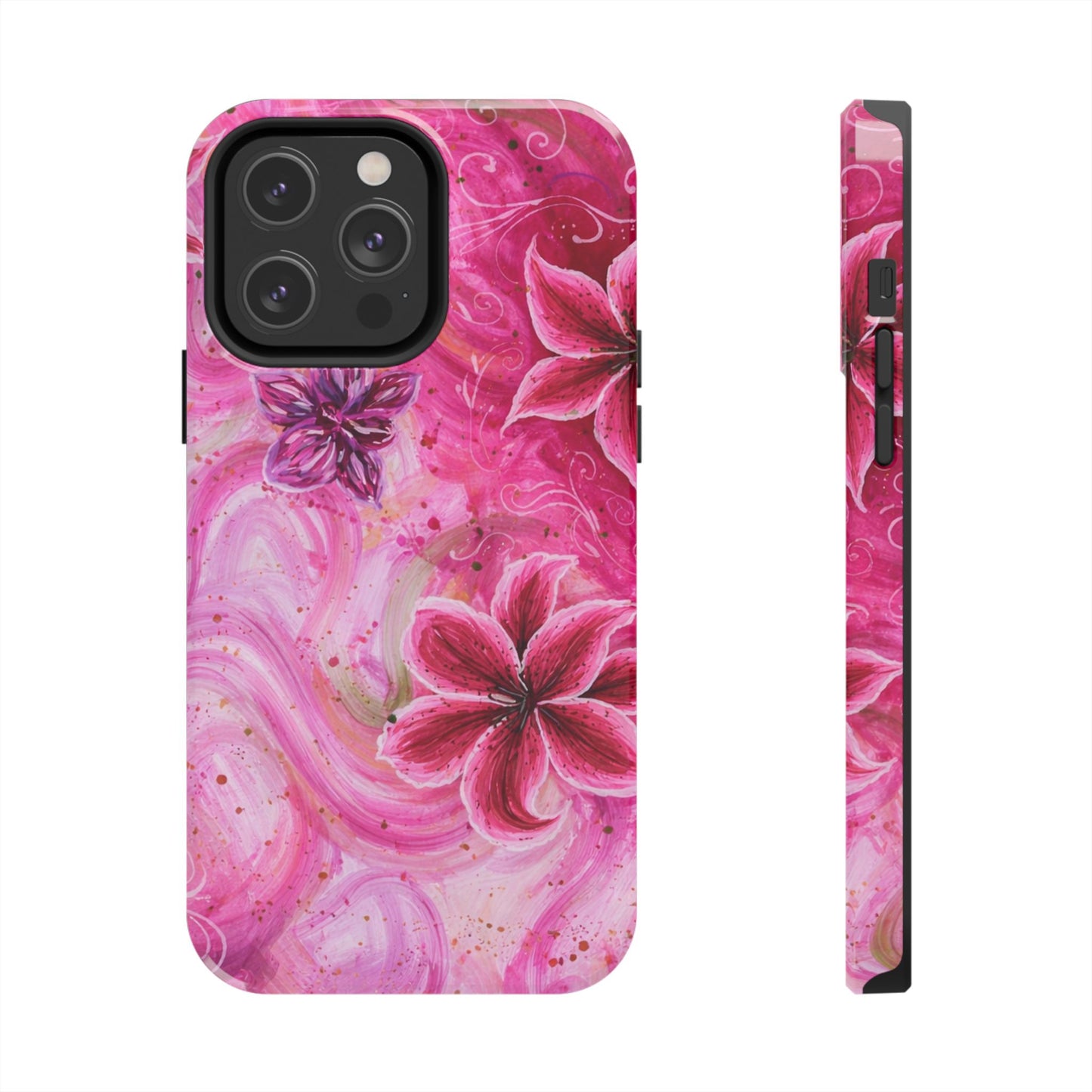 Watercolor Hibiscus - Protective Phone Case