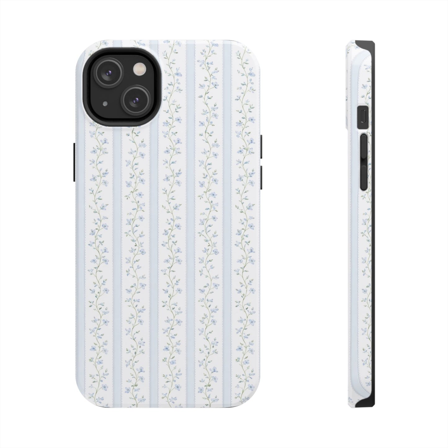 Vintage Blue Vine - Protective Phone Case