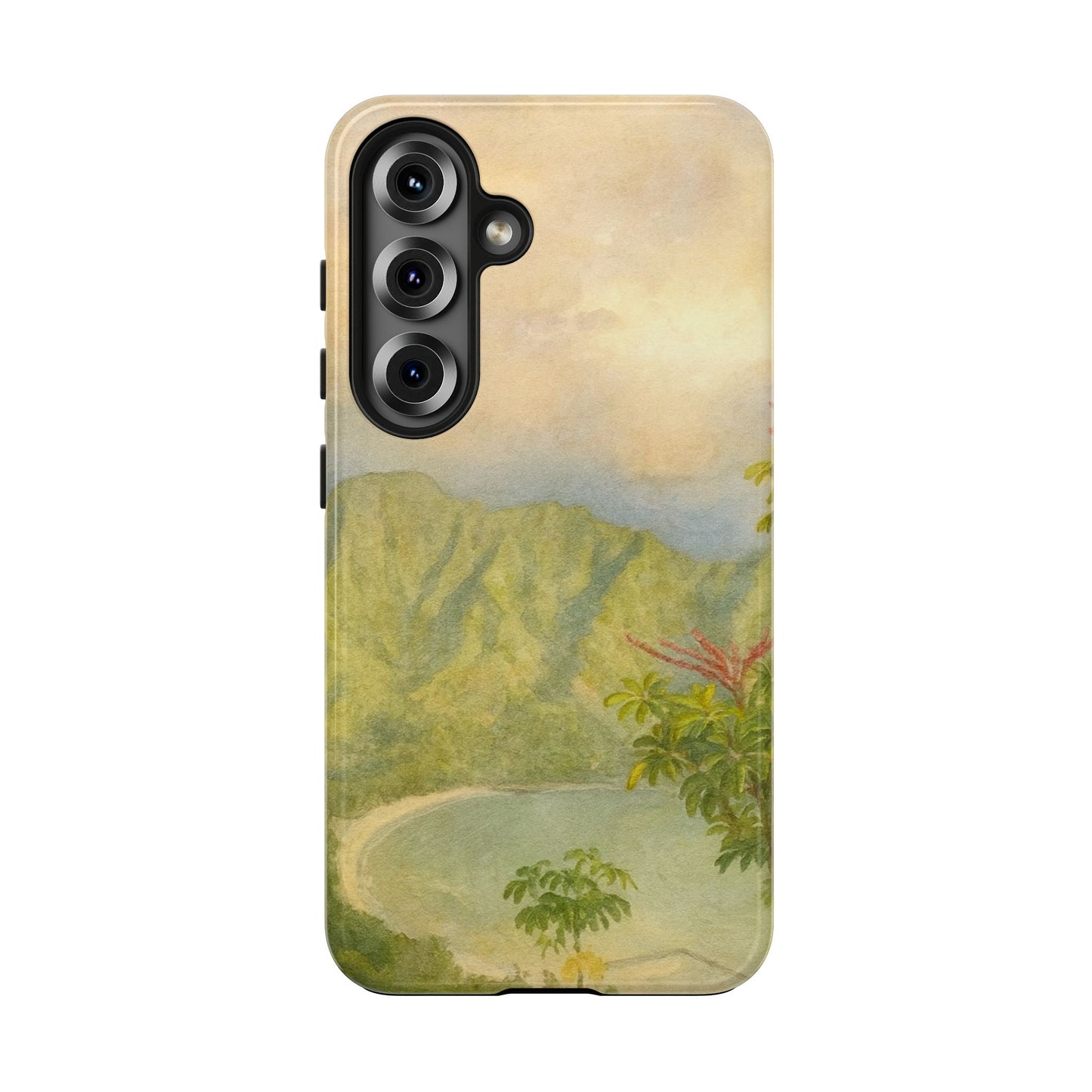 Vintage Tropical Beach - Protective Phone Case