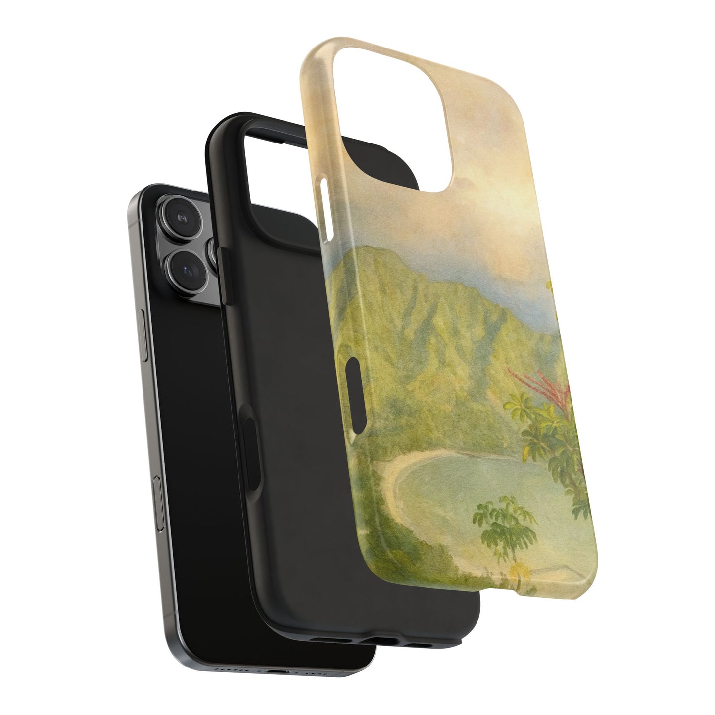 Vintage Tropical Beach - Protective Phone Case