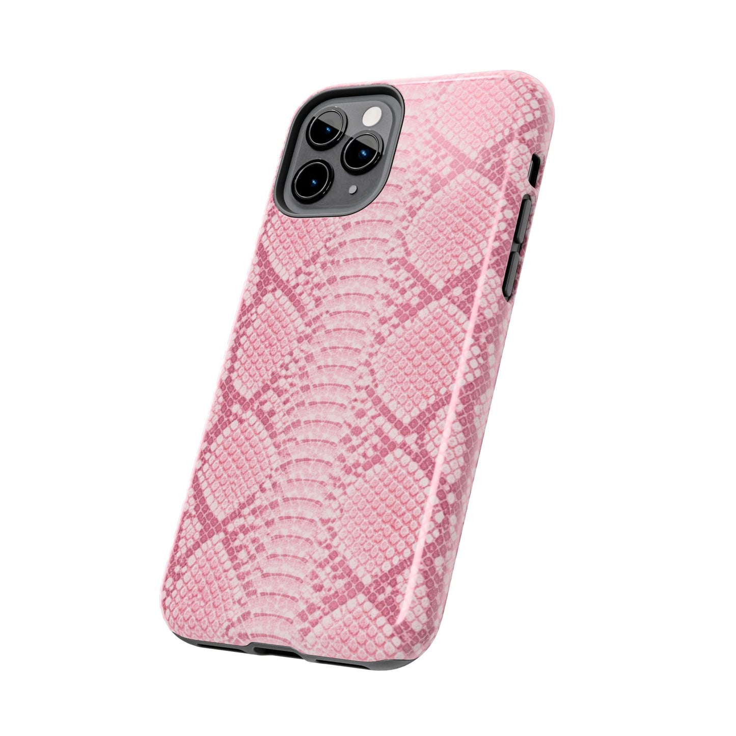 Pink Snake Skin - Protective Phone Case