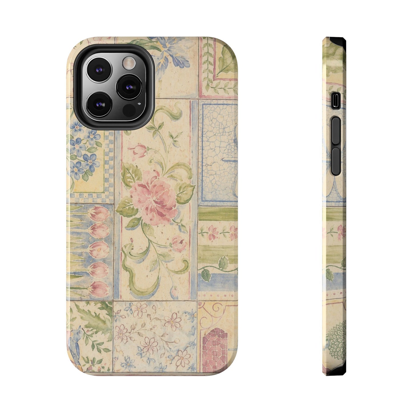 Floral Patchwork - Protective Phone Case