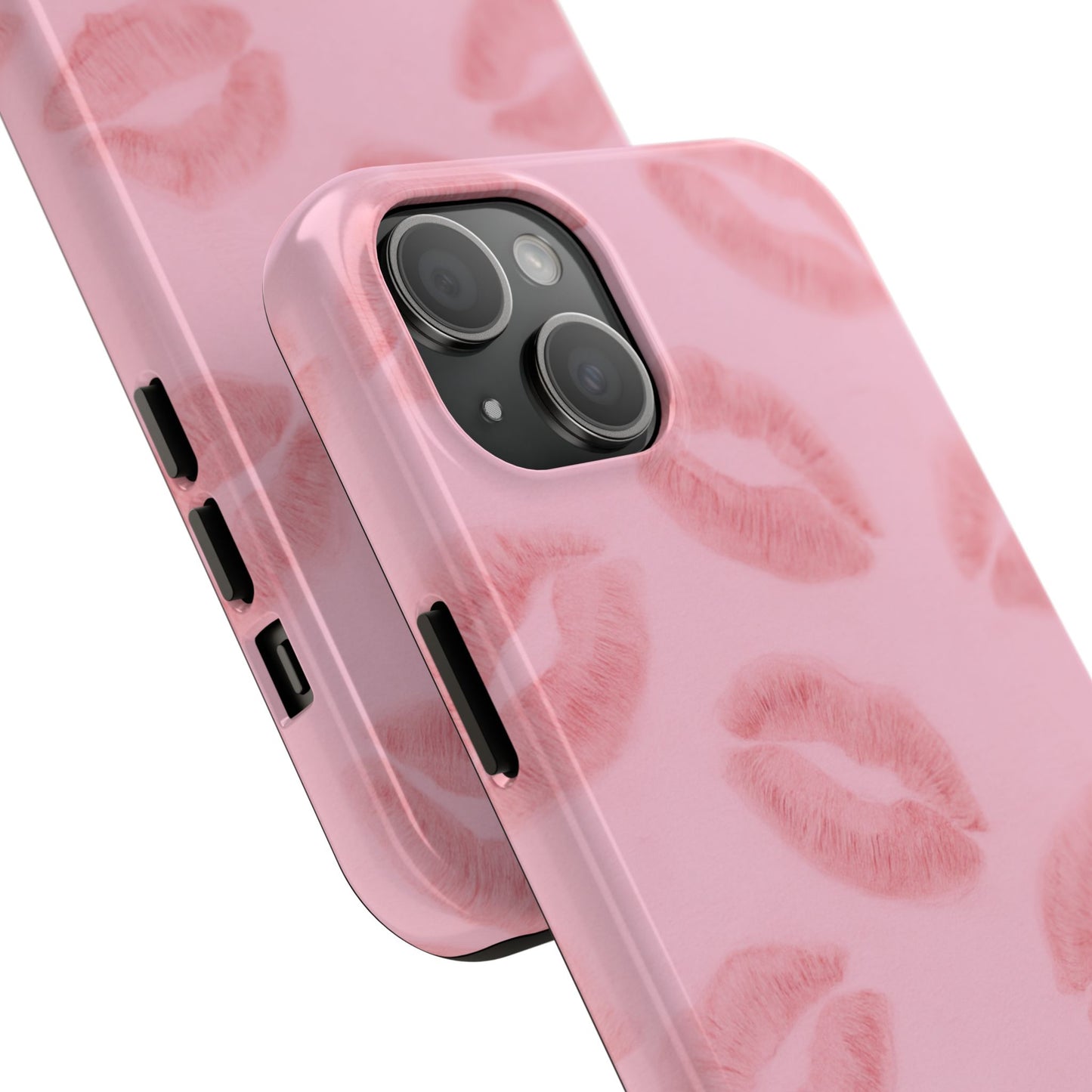 Pink Rosy Kisses - Protective Phone Case