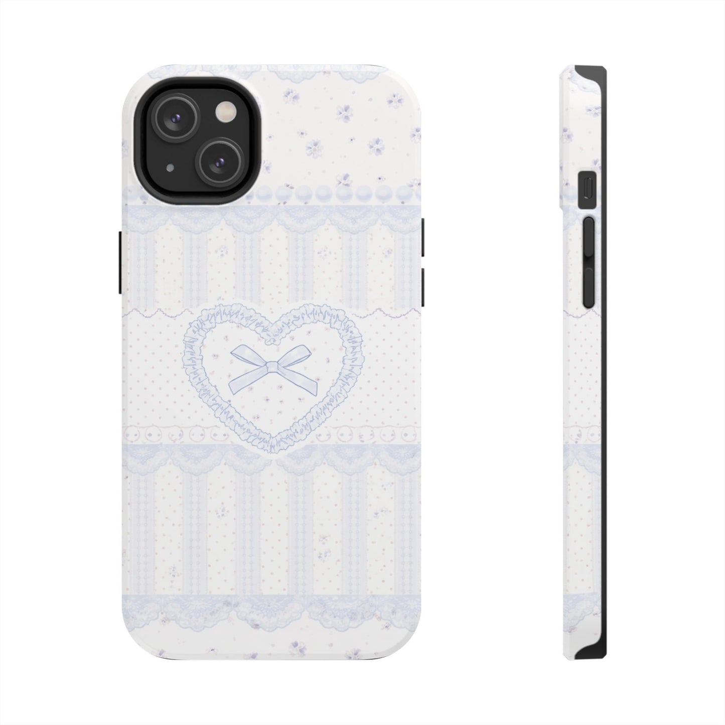 Coquette Blue Lace - Protective Phone Case