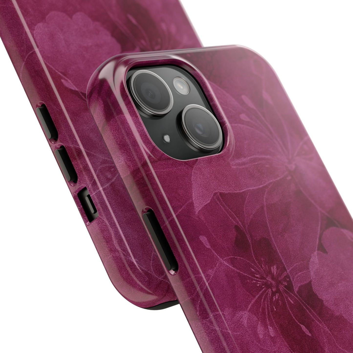 Magenta Petals - Protective Phone Case
