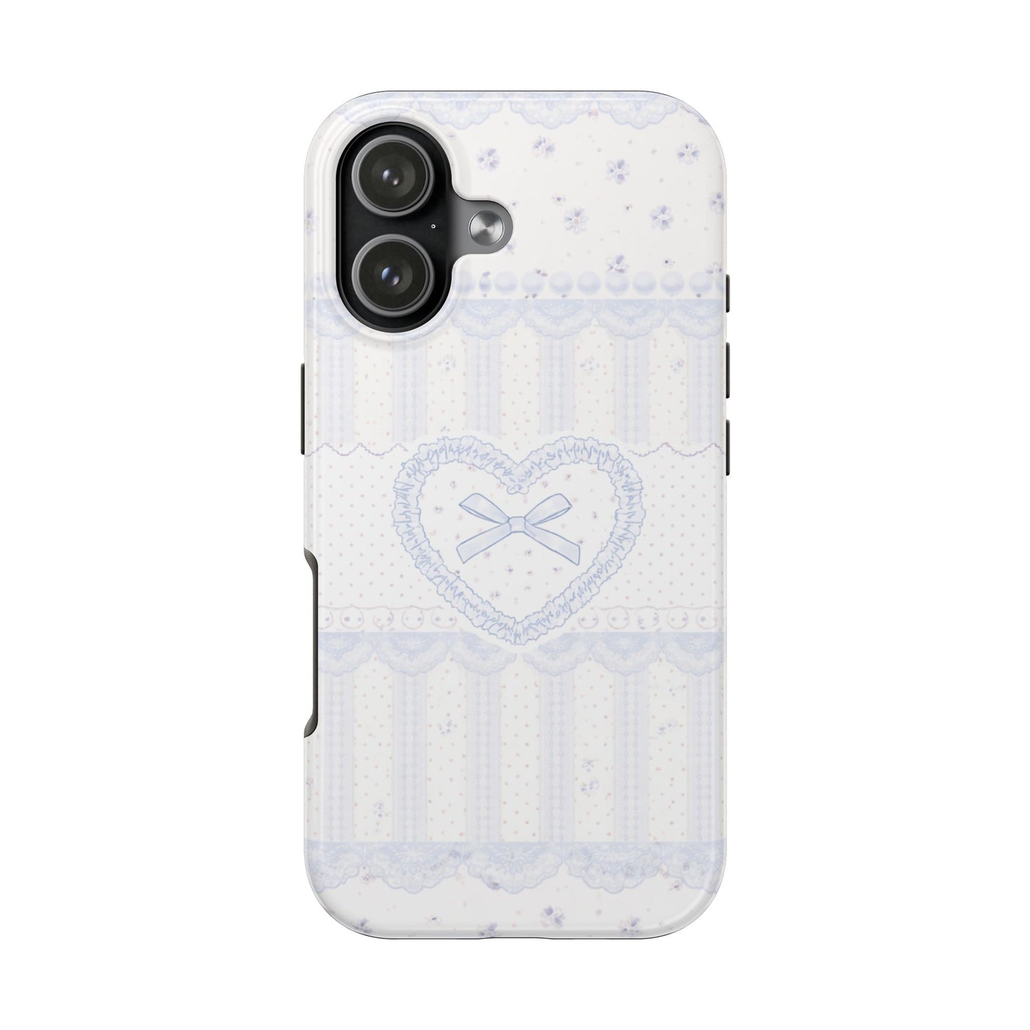 Coquette Blue Lace - Protective Phone Case